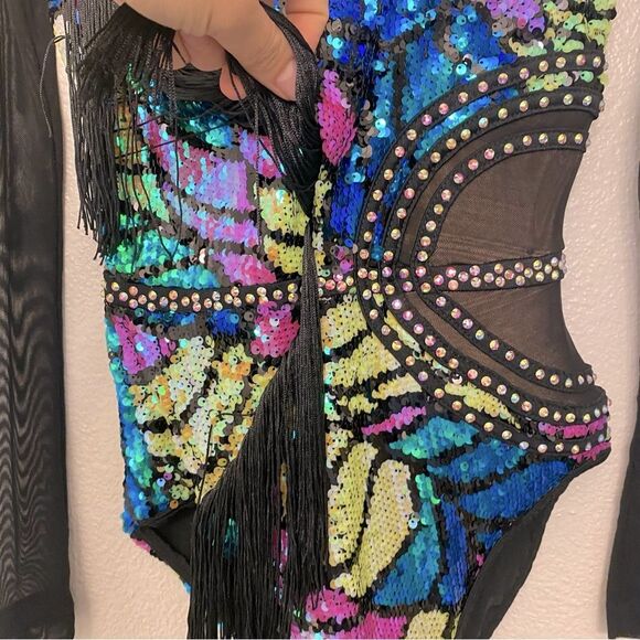 Revolution solo custom Tenth House Dance costume STARLIGHT TH24201 LC child - Picture 4 of 11